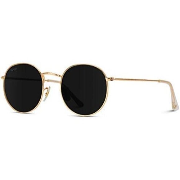 ?Wear Me Pro Lens Round Women Black Reflective Trendy Sunglasses Eyewear main image 6